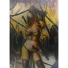 Warrior Girls with Knives - Triple Views - Flip Lenticular Poster - 12x16 - 3 Images in 1 Poster - NEW