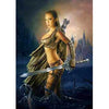 Warrior Girls with Knives - Triple Views - Flip Lenticular Poster - 12x16 - 3 Images in 1 Poster - NEW