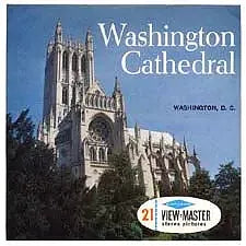 Washington Cathedral, Washington D.C. - View-Master 3 Reel Packet - 1960s views - vintage - A796 3Dstereo 