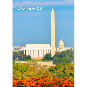 Washington Monument by Day and Night - 3D Lenticular Postcard Greeting Card - NEW Postcard 3dstereo 