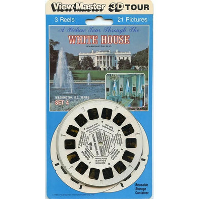 White House - View-Master 3 Reels Set on Card - NEW - (VBP-5155) VBP 3dstereo 