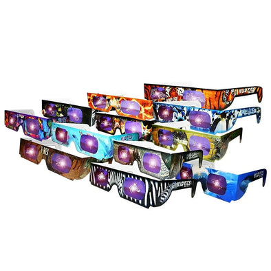 Wild Eyes™ Combo - 3D Holographic Animal Glasses - Complete set of 12 Glasses - NEW 3dstereo 