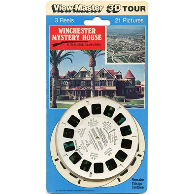 Winchester Mystery House - San Jose, California View-Master - 3 Reels Set on Card - New (VBP-5031) 3dstereo 