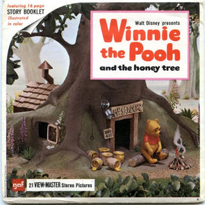 Winnie the Pooh and the Honey Tree - View-Master 3 Reel Packet - 1960s - Vintage - (zur Kleinsmiede) - (B362-G1A) Packet 3dstereo 