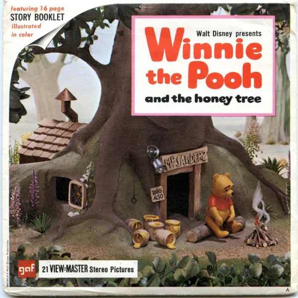 Winnie the Pooh and the Honey Tree - View-Master 3 Reel Packet - 1960s -  Vintage - (zur Kleinsmiede) - (B362-G1A)