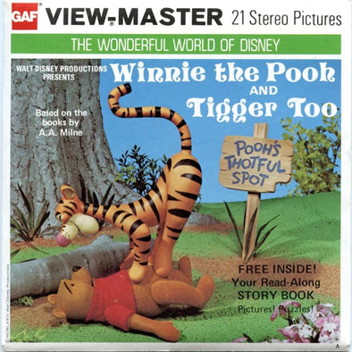 Winnie the Pooh and Tigger Too - View-Master 3 Reel Packet - 1970s - Vintage - (zur Kleinsmiede) - (B369-G5Ank)