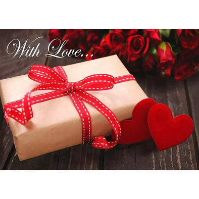 With Love... - 3D Lenticular Postcard Greeting Card- NEW Postcard 3dstereo 