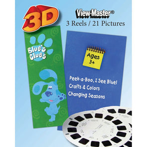 Blue's Clues - View-Master 3 Reel Set - new WKT 3Dstereo 