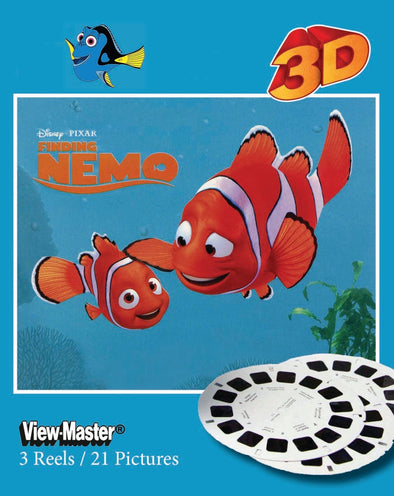 Finding Nemo - View-Master 3 Reel Set on Card - NEW WKT 3dstereo 