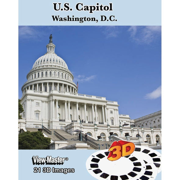 U.S. Capitol - View-Master 3 Reel Set - AS NEW - 8172 WKT 3dstereo 