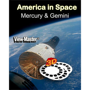 America in Space - Mercury & Gemini - View Master 3 Reel Set - AS NEW - 5447 WKT 3dstereo 