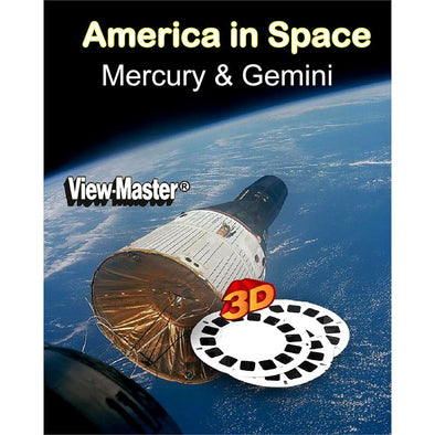 America in Space - Mercury & Gemini - View Master 3 Reel Set - NEW - 5447 –