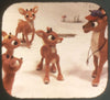 Rudolph the Red-nosed Reindeer - Rankin Bass - View-Master 3 Reel Set - new WKT 3dstereo 