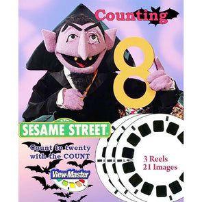 Sesame Street Counting - View-Master 3 Reel Set - new WKT 3dstereo 