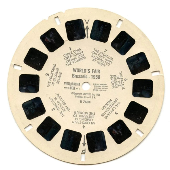 World's Fair - View-Master - Single Reel - 1950s Views - Vintage - (ECO-REL-B7604) Reels 3Dstereo.com 