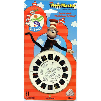 Wubbulous World of Dr. Seuss - View-Master 3 Reel Set on Card - NEW - (VBP-4087) VBP 3dstereo 