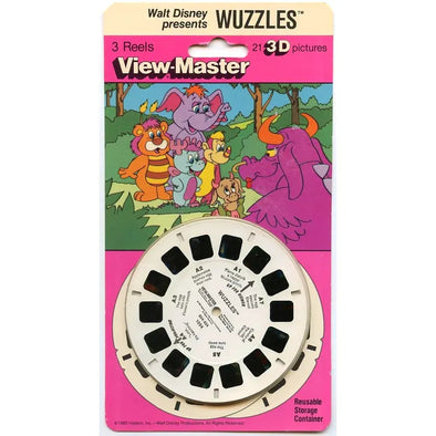 Wuzzles - View-Master 3 Reel Set on Card - NEW - (VBP-1054) VBP 3dstereo 
