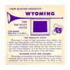 Wyoming - Vacationland Series - View-Master 3 Reel Packet - 1950s views - vintage - (PKT-WY123-S3) Packet 3dstereo 