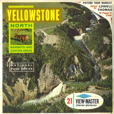 Yellowstone National Park - North - View-Master3 Reel Packet - 1960s views - vintage - (PKT-A309-S6A) Packet 3dstereo 