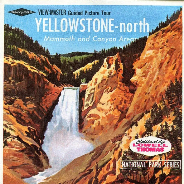 Yellowstone National Park - North - View-Master3 Reel Packet - 1960s views - vintage - (PKT-A309-S6A) Packet 3dstereo 