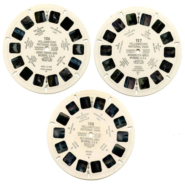 Yellowstone National Park - View-Master 3 Reel Packet - 1950s Views - Vintage - (ECO-A306-S4-b) Packet 3dstereo 