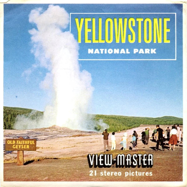 Yellowstone National Park - View-Master 3 Reel Packet - 1960s Views - –