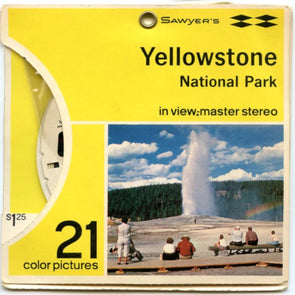 Yellowstone National Park, Wyomimg - View-Master - Vintage - 3 Reel Packet - 1960s views - vintage - (PKT-A306-SX)6- 3Dstereo 
