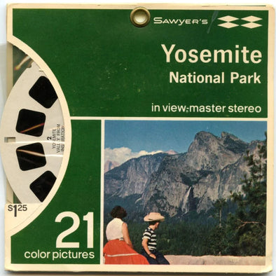 Yosemite National Park - View-Master 3 Reel Packet - 1960s views - vintage - (PKT-A171-SX) Packet 3dstereo 