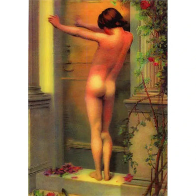 Young Nude Boy - 3D Lenticular Postcard Greeting Card 3dstereo 