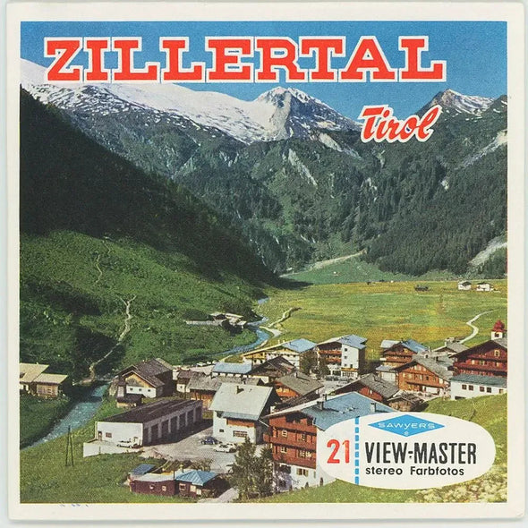 Zillertal - View-Master 3 Reel Packet - 1960s views - vintage. - (C652D-BS5) Packet 3dstereo 
