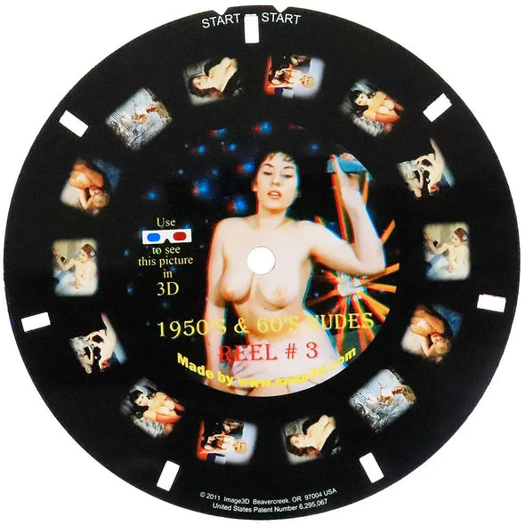 1950's-60's Nudes from 3D Realist Slides as a 3D Viewmaster Reels - REEL #3 - NEW 3Dstereo.com 