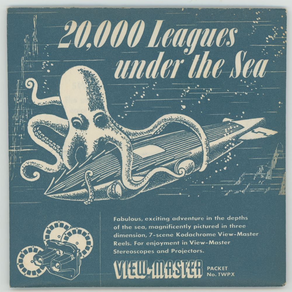 20,000 Leagues Under the Sea - View-Master 3 Reel Packet