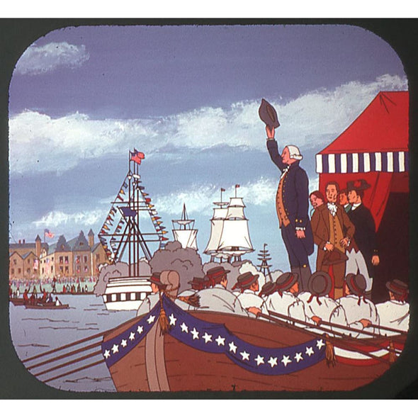 America's Bicentennial Celebration - 10 ViewMaster Vintage 3D Reels Plus Storage Case 3Dstereo 