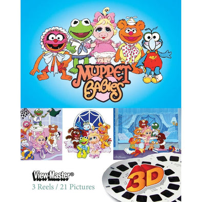 Muppet Babies - View-Master 3 Reel Set - NEW WKT 3dstereo 