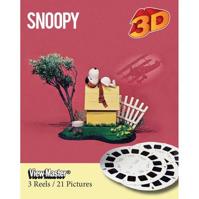 Snoopy - View-Master 3 Reel Set - AS NEW WKT 3dstereo 