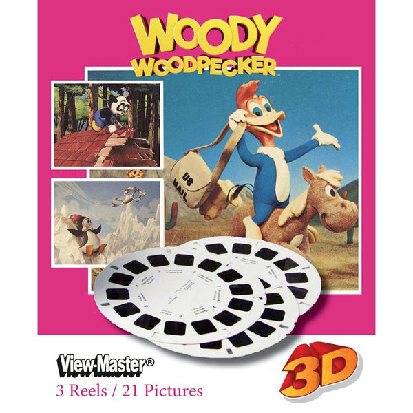 Woody Woodpecker - View-Master 3 Reel Set - AS NEW – 3Dstereo.com