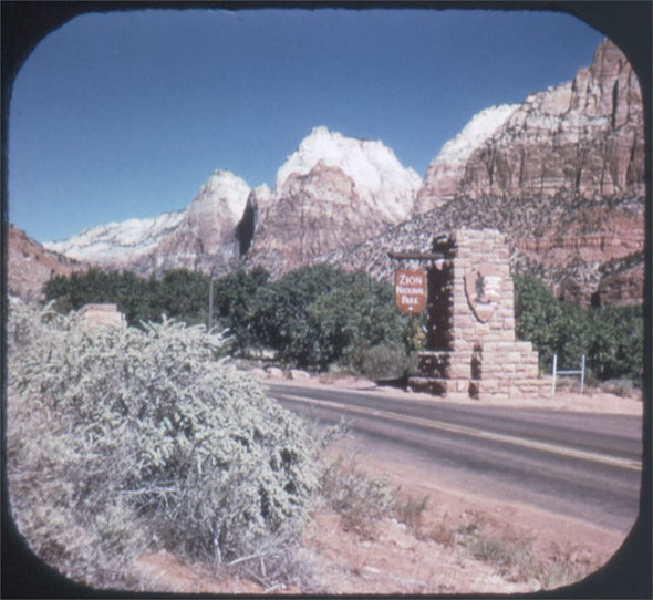 2- ANDREW - Zion National Park - View-Master 3 Reel Packet - 1960s views - vintage - A347 Packet 3dstereo 