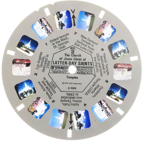 View-Master - Church of Jesus Latter-day Saints - 3 Reel Packet - vintage (A354-G3B) 3Dstereo