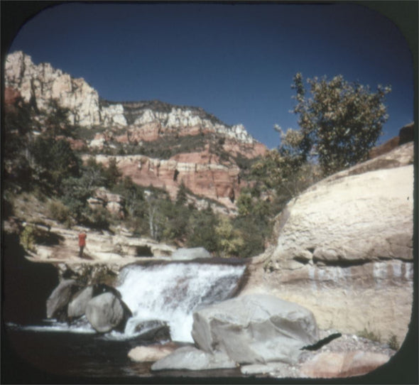 ANDREW - Oak Creek Canyon - Arizona - View-Master 3 Reel Packet - 1960's views - vintage - (A364-G1A) Packet 3dstereo 