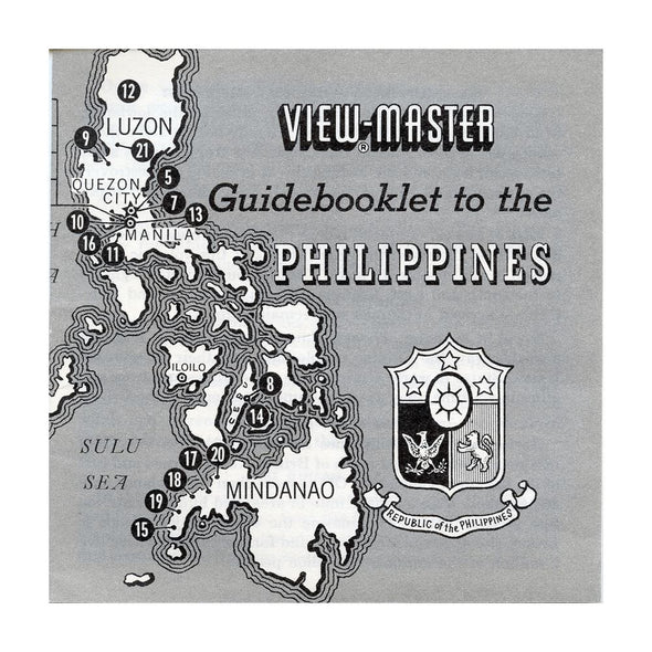 Philippines - View-Master-Vintage - 3 Reel Packet - 1960s views (PKT-B274-S5) Packet 3dstereo 