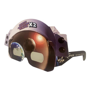 Solar Eclipse Glasses - ISO Certified - Cardboard ('Astro Helmet') - NEW 3dstereo 