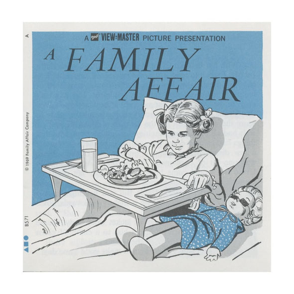 2- ANDREW - Family Affair - View-Master 3 Reel Packet - 1960s - vintage - B571 Packet 3dstereo 
