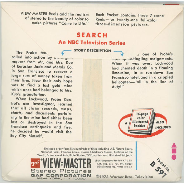 Search - View-Master 3 Reel Packet - 1970 - vintage - B591-G3 Packet 3dstereo 
