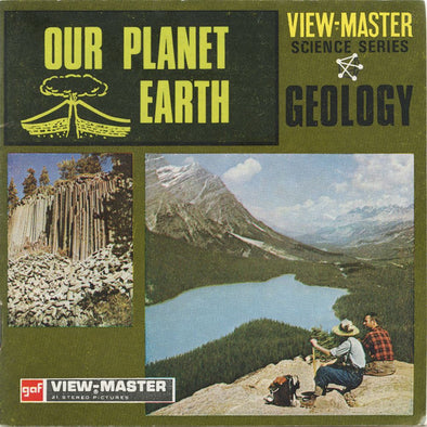 4 ANDREW - Our Planet Earth - View Master 3 Reel Packet - vintage - B675E-BG3 Packet 3dstereo 