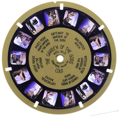 The Garden of the Goods - View-Master Blue Ring Reel - vintage - (BR-51c) Reels 3dstereo 