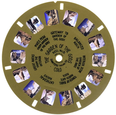 Garden of the Gods - View-Master Buff Reel - vintage - (BUF-51c) Reels 3Dstereo 