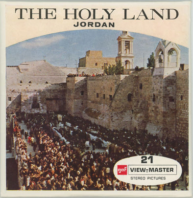 View-Master 3 Reel Packet - Holy Land - Jordan - 1973 - (C830E) 3dstereo 