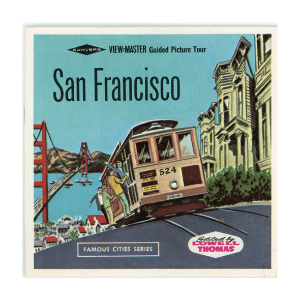San Francisco - View-Master - Vintage - 3 Reel Packet - 1960s views - A172 Packet 3dstereo 
