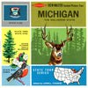 Michigan - Map Series - Vintage Classic View-Master(R) 3 Reel Packet - 1960s views (PKT-A580-S6Az) Packet 3dstereo 