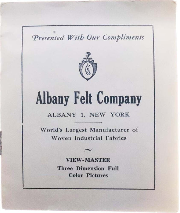 4 ANDREW - Albany Felt Company - View-Master Commercial 4 Reels with booklet - Albany NY - vintage Reels 3dstereo 
